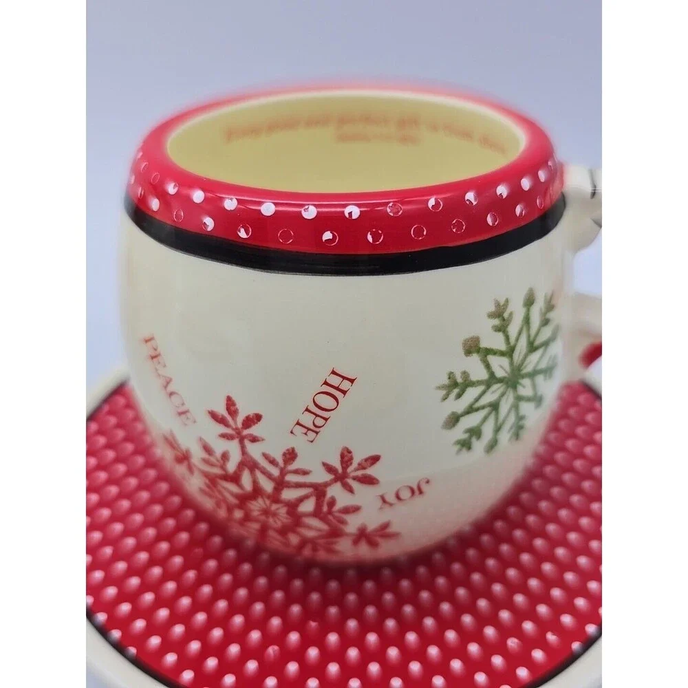 Dayspring Scripture Snowflake Teapot Set Holiday Christmas Bible Quotes 2009